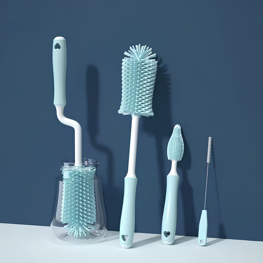 Brosse de nettoyage pour biberon et vaisselle en silicone