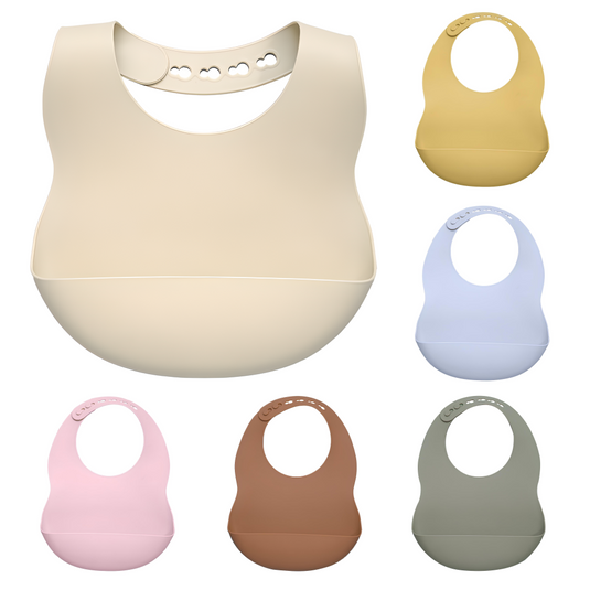 Bavoir pour bébé en silicone imperméable