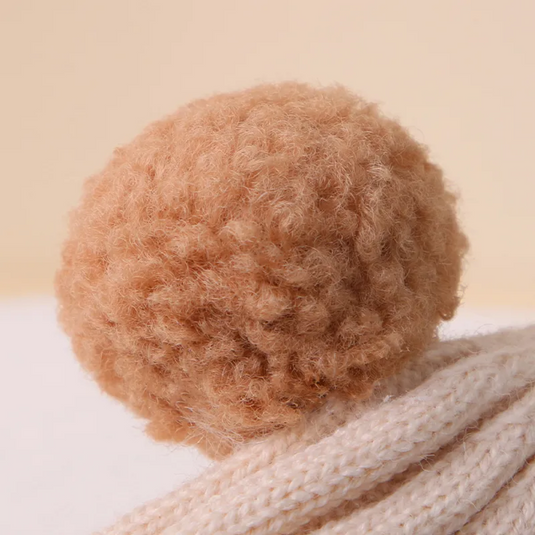 Bonnet hiver pour bébé en tricot