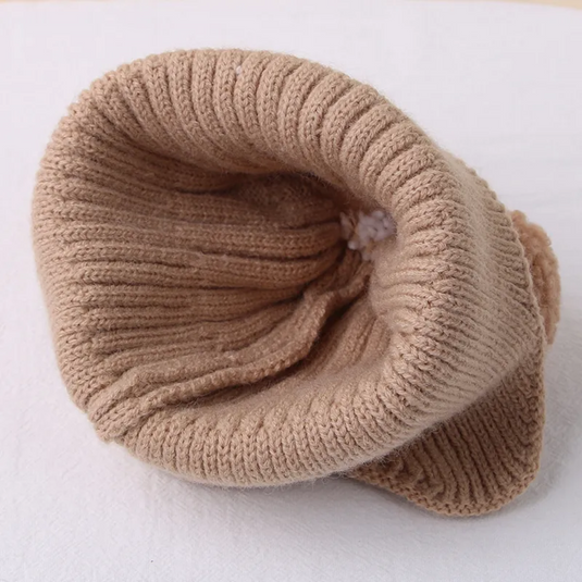 Bonnet hiver pour bébé en tricot