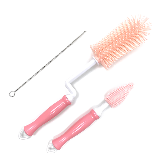 Brosse de nettoyage pour biberon et vaisselle en silicone