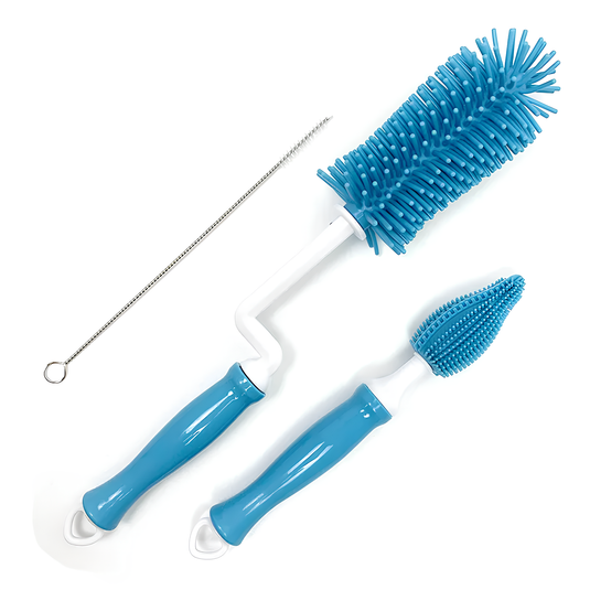 Brosse de nettoyage pour biberon et vaisselle en silicone