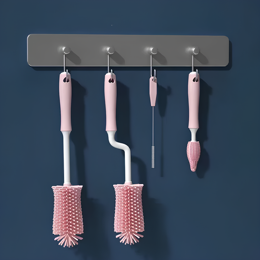 Brosse de nettoyage pour biberon et vaisselle en silicone