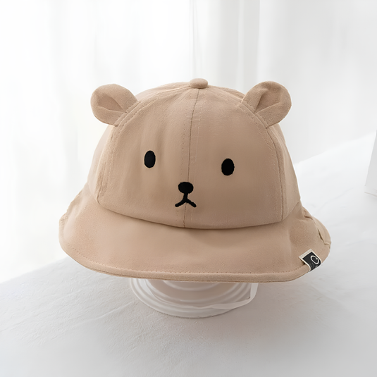 Chapeau pour bébé en coton avec oreilles d'ours -  Choupinours®