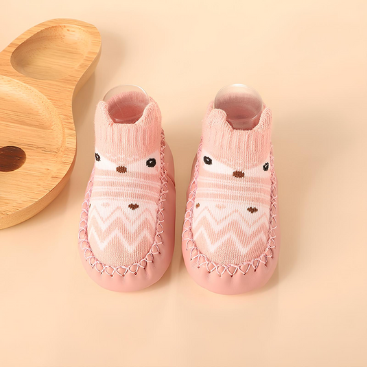 Chaussettes antidérapantes avec semelle souple pour bébé