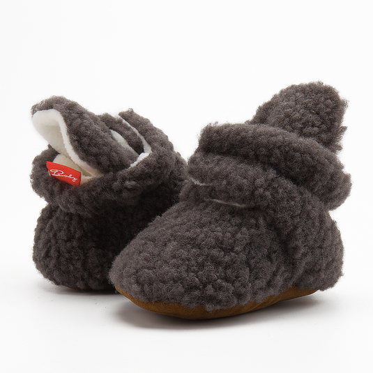 Chausson souple pour bébé noir