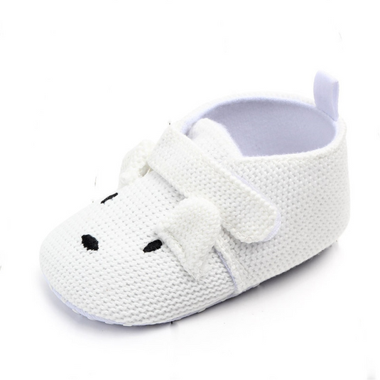 Chaussons souples bébé blanc