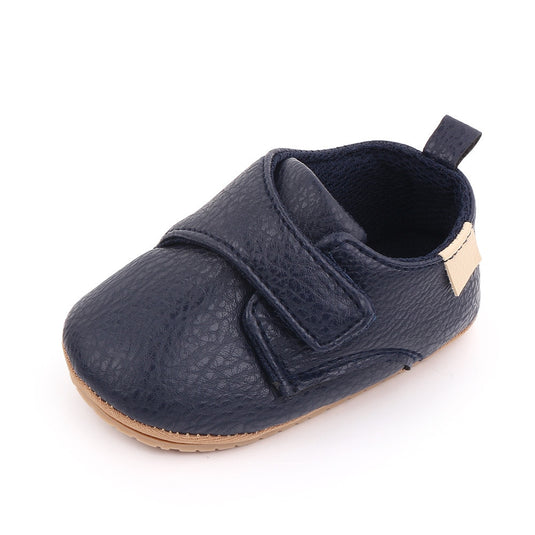 Chaussures pour bébé en cuir souple avec semelle antidérapante