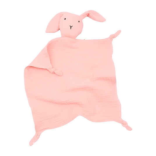 Doudou lapin personnalisé pour bébé en coton