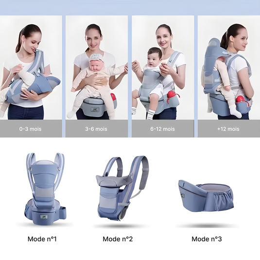 Porte bébé multifonction ergonomique et écharpe de portage