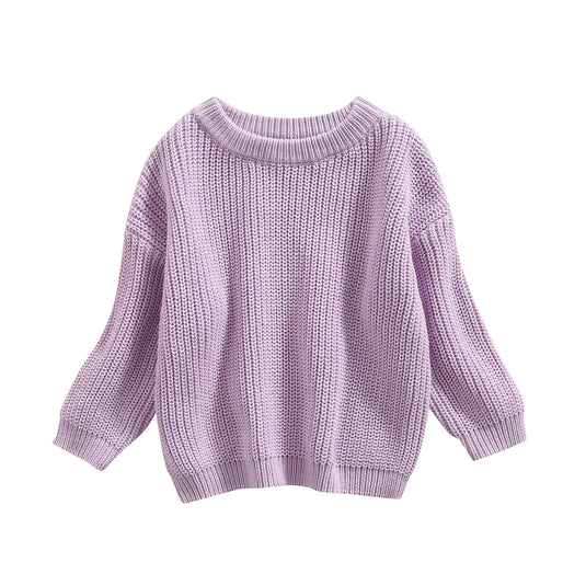 Pull tricot bébé en coton