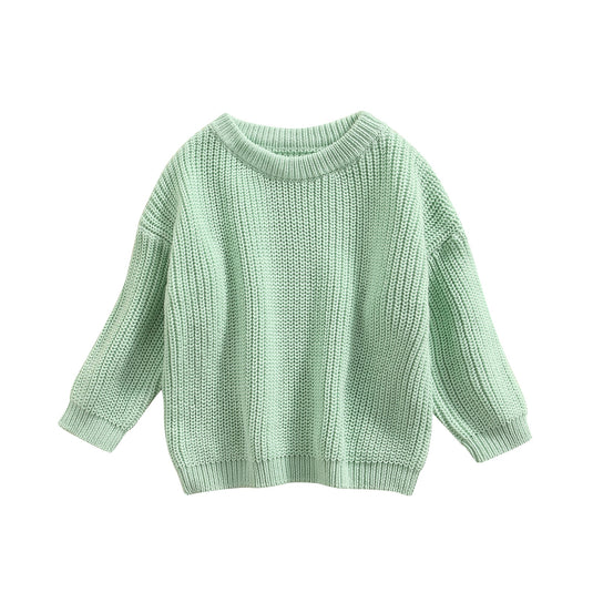 Pull tricot bébé en coton