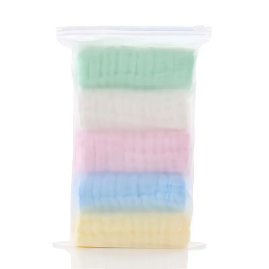 Serviette de bain bébé coton melange couleurs