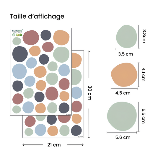 Stickers chambre bebe guide taille