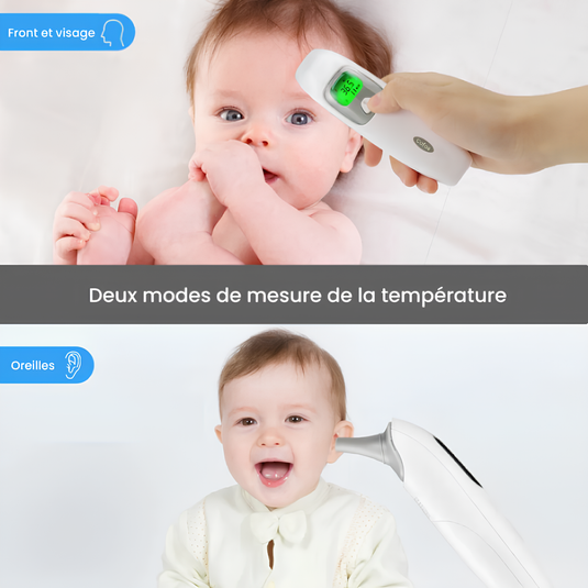 Thermomètre bébé température sans contact